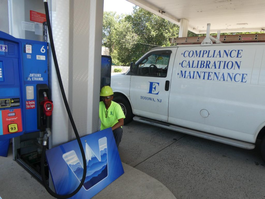 Fuel dispenser maintenance and compliance calibration for gas stations in NJ