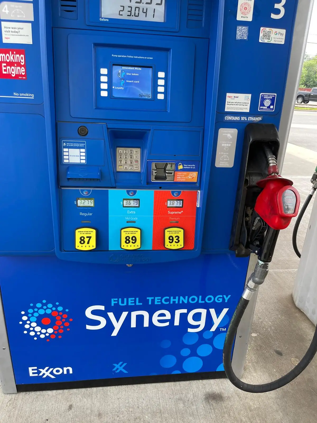 New gas pump dispenser installation