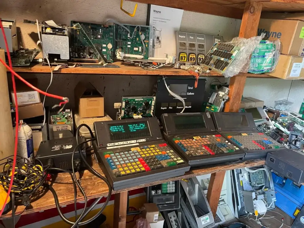 Wayne fuel dispenser service and calibration center at Enviro-tech Petroleum Services in Totowa, New Jersey.